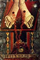 Italie, Spolete, Cathedrale, Christ en croix (1187)